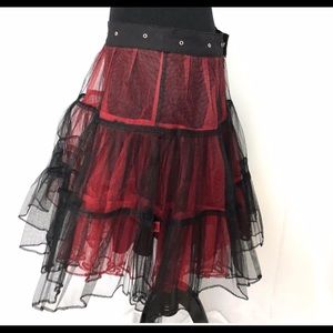 ✨💋TRIPP NYC Sassy long Blk/Red TuTu💋✨